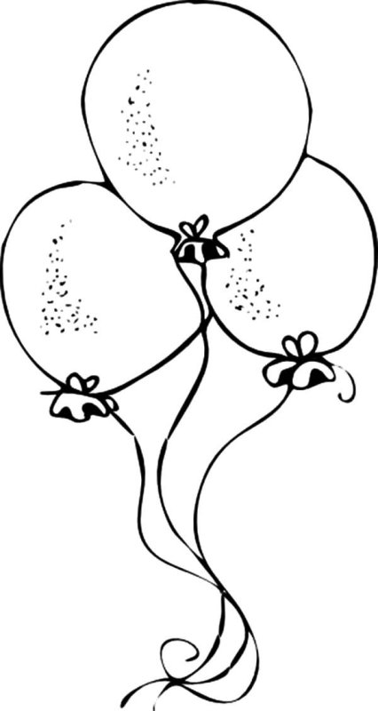 Шарики раскраска