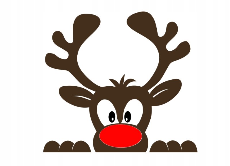 Трафарет "олени"