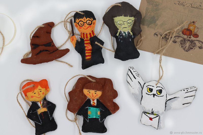 Елочные игрушки в стиле Гарри Поттера