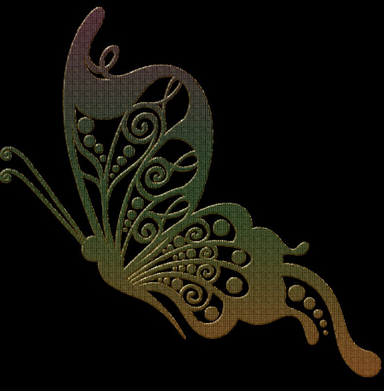 Трафареты бабочки