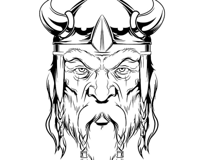 Викинги раскраска