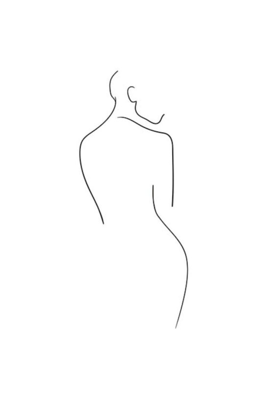 Очертания девушки