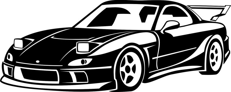 Силуэт автомобиля