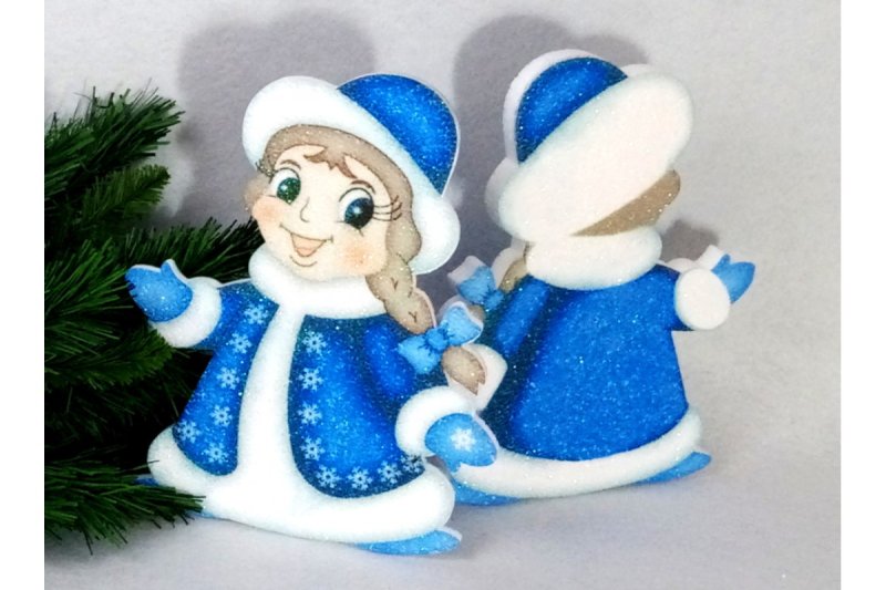 Снегурочка из пенопласта