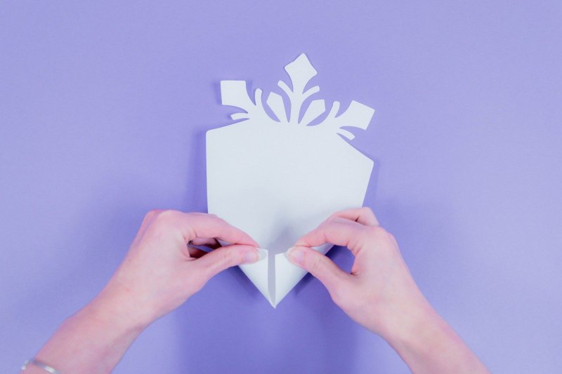 Гигантские объемные снежинки