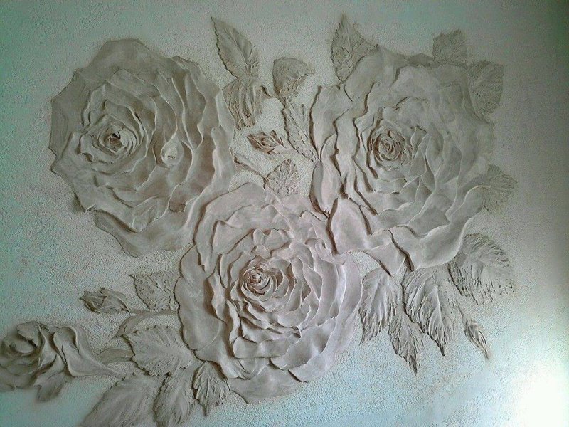 Панно из шпаклевки на стену