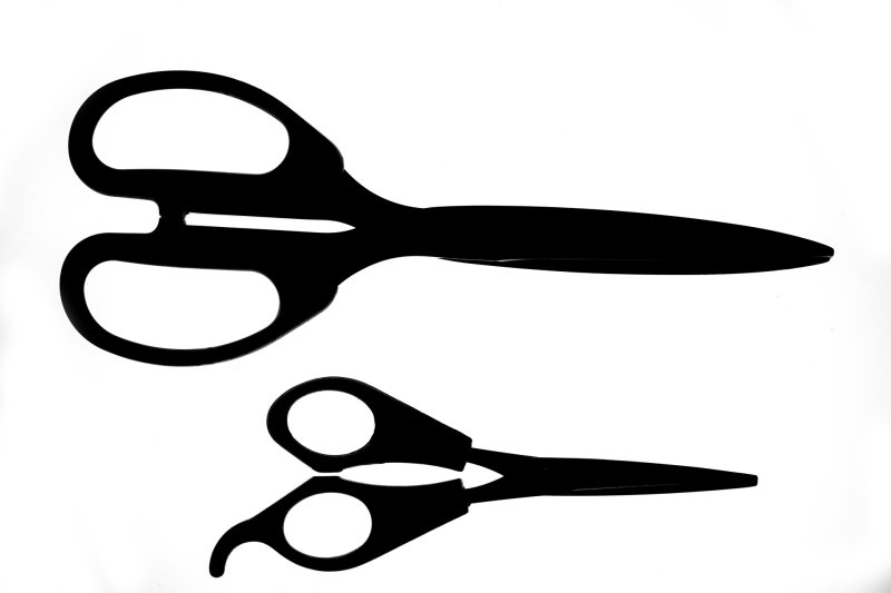 Ножницы трафарет