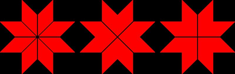 Солярный знак восьмиконечная звезда Удмуртии