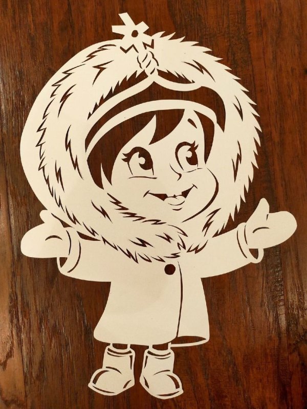 Вытынанки новогодние Простоквашино