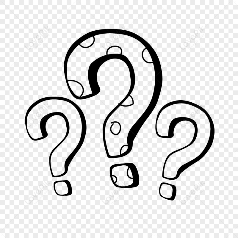 Знак вопроса контур