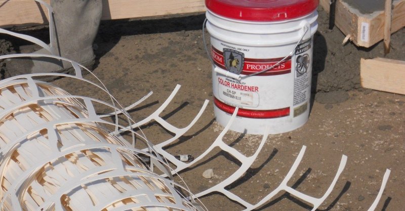 Трафаретный валик для бетона