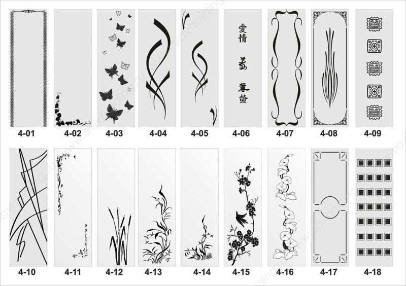 Эскизы пескоструйных рисунков
