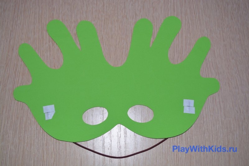 Маска инопланетянина из фетра