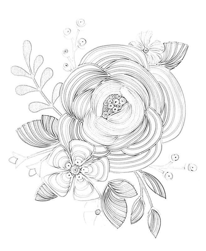 Раскраски для квиллинга