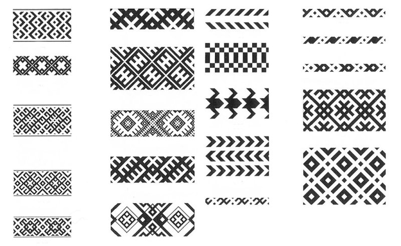 Орнаменты Коми Зырян