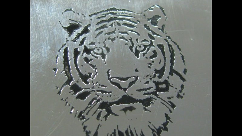 Трафарет для гравировки по металлу