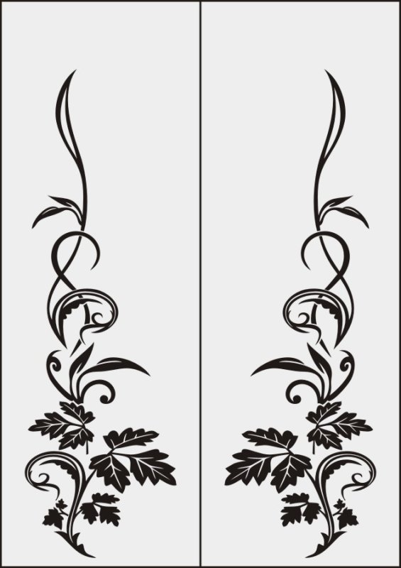 Узор вертикальный