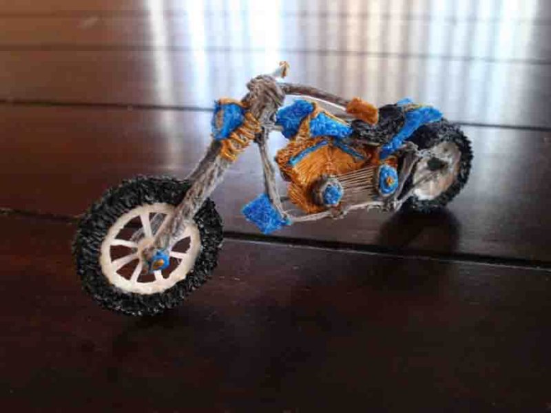 Мотоцикл из 3d ручки