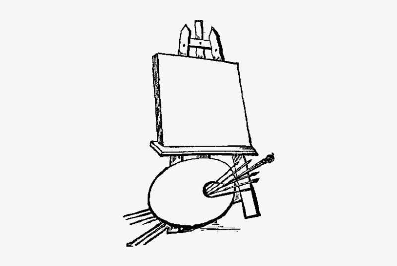 Мольберт раскраска