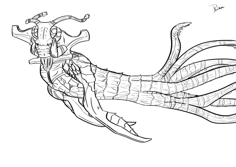 Жнец Левиафан Subnautica