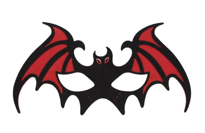 Маск летучая мышь на Хэллоуин