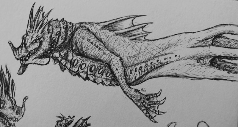 Морской дракон Левиафан