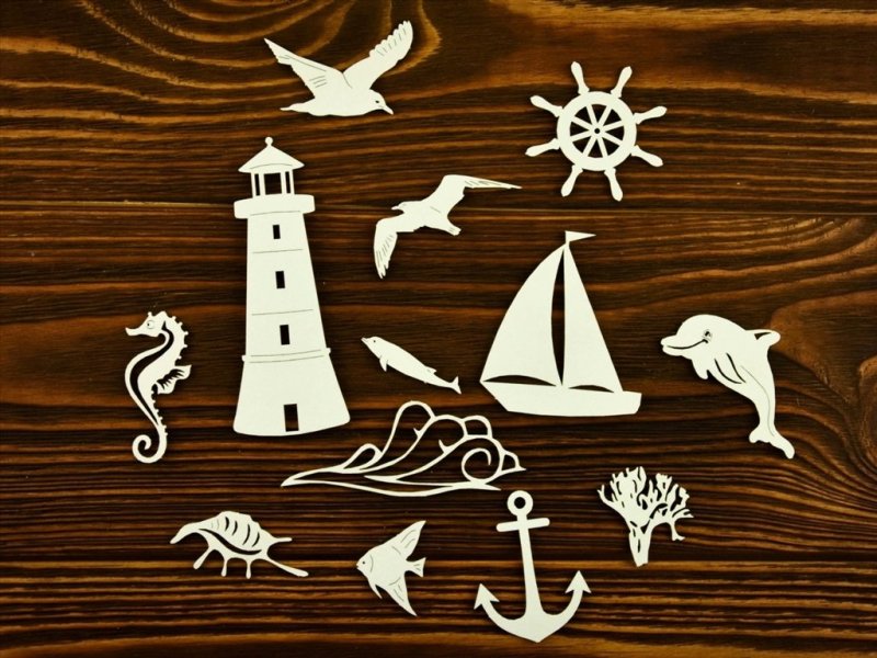Вырезалки на морскую тему