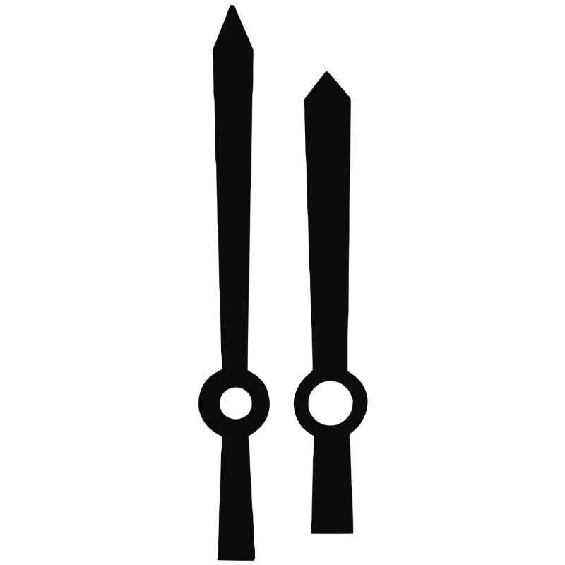 Стрелки для часов трафарет