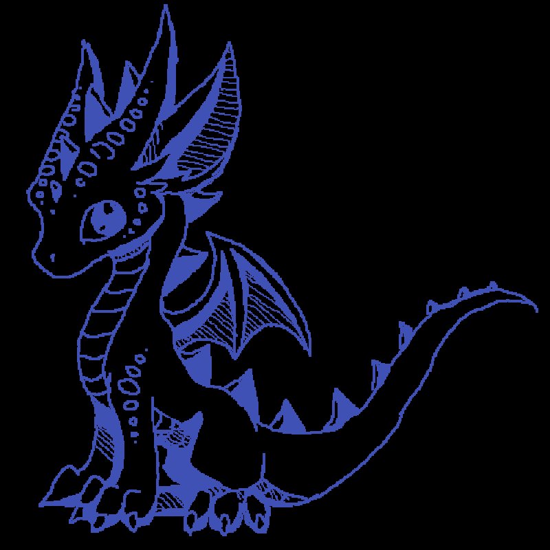 Контуры драконов