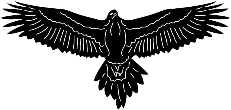 Силуэт орла