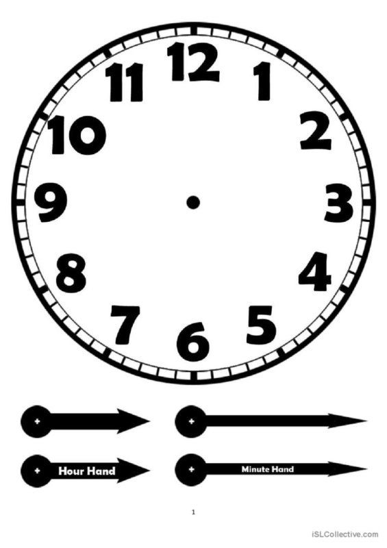 Макет часов