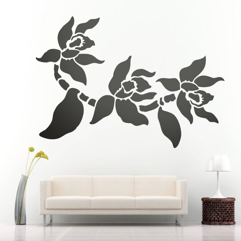 Трафареты в интерьере