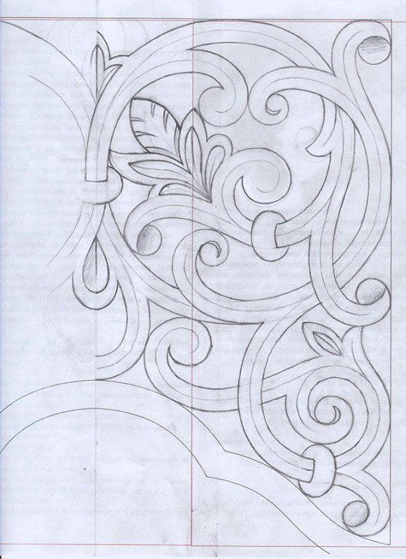 Узоры для резьбы по дереву эскизы для начинающих плоскорельефная