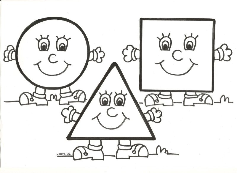 Геометрические фигуры для дите