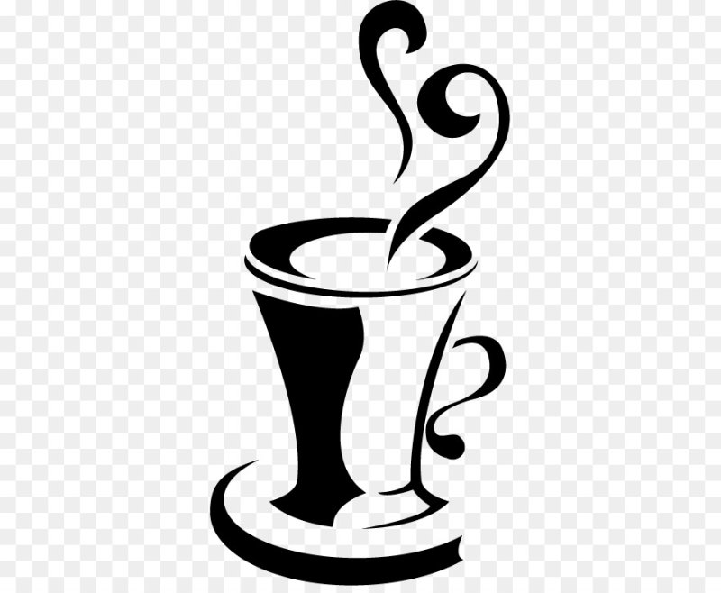 Силуэт кружки кофе