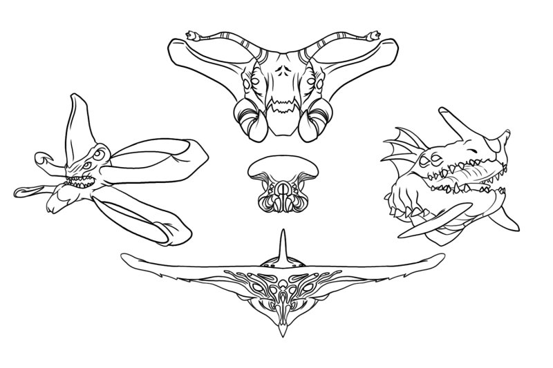 Жнец Левиафан раскраска
