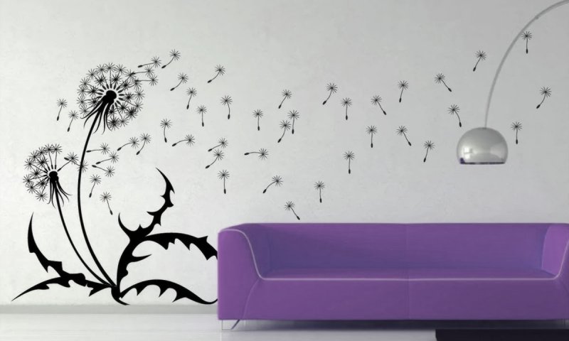 Декоративные наклейки на стену