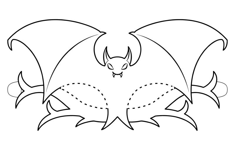 Маска летучей мыши