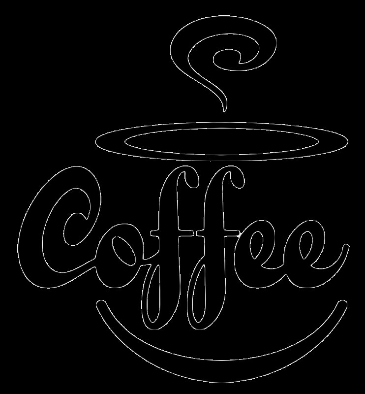 Красивая надпись кофе