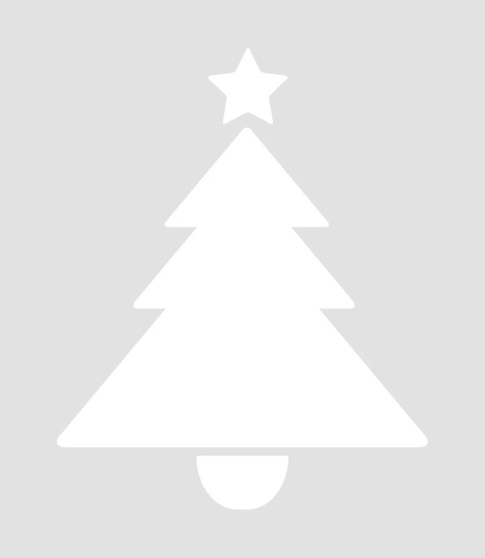 Макет елки для торта