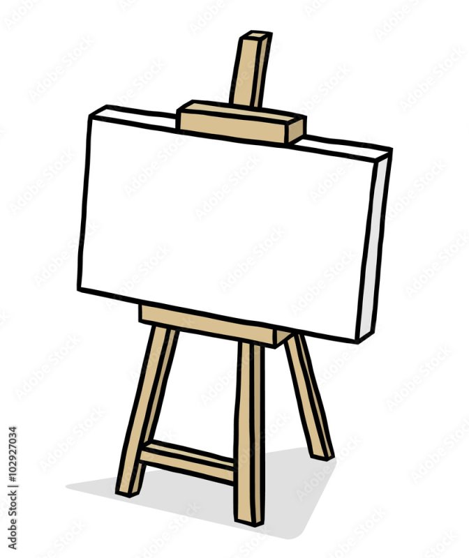 Мольберт раскраска