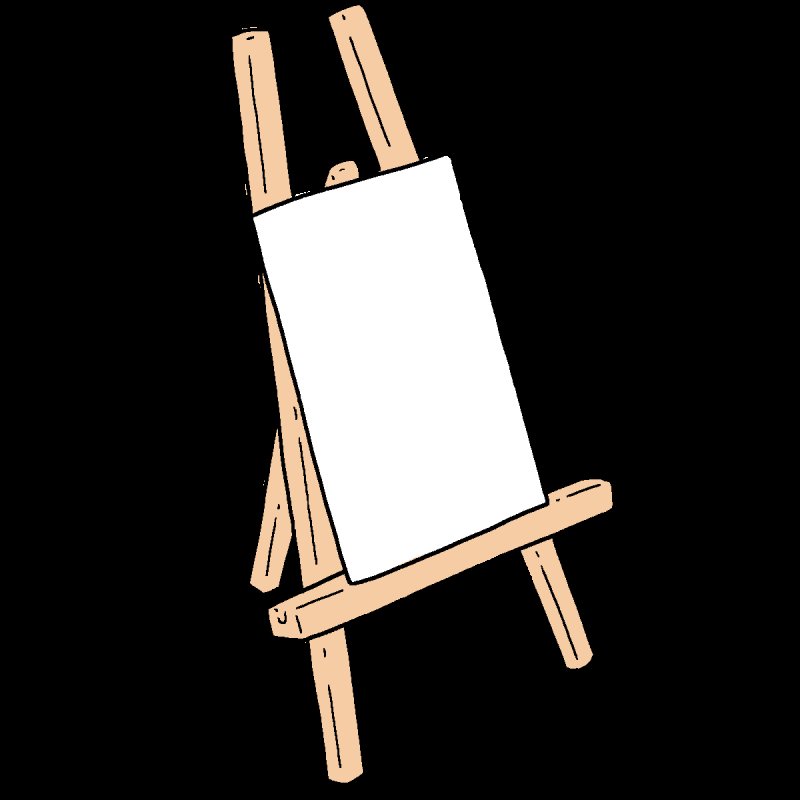 Мольберт рисунок