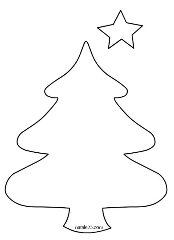 Трафарет "елка"