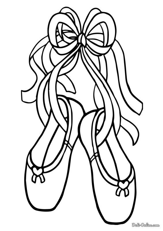 Обувь. Раскраска