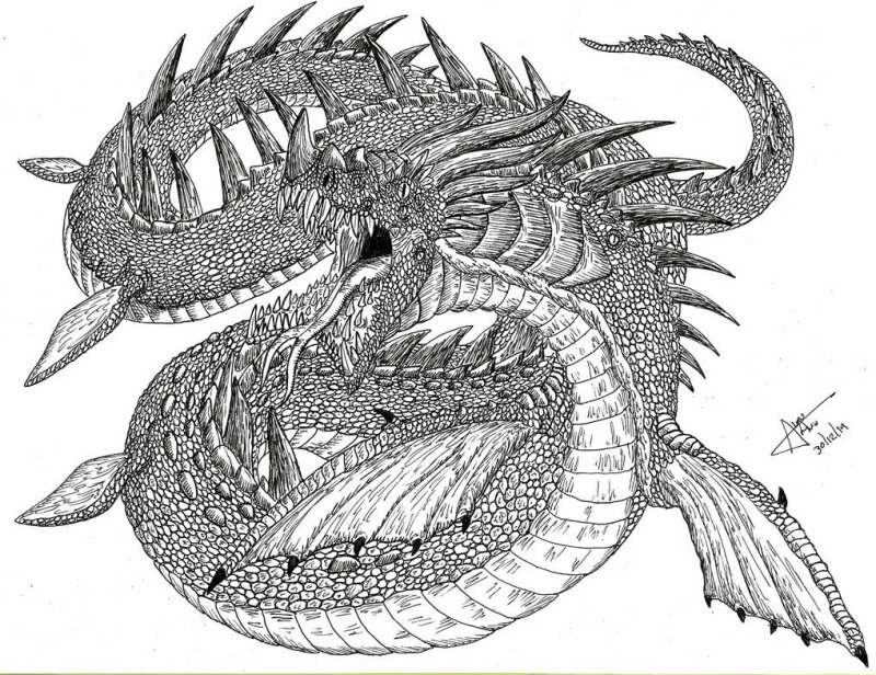 Левиафан эскиз