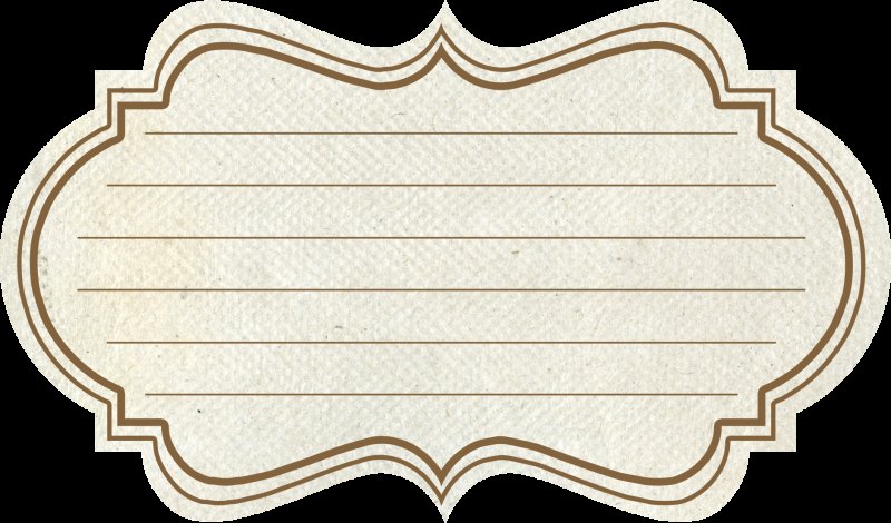 Бирка для надписи