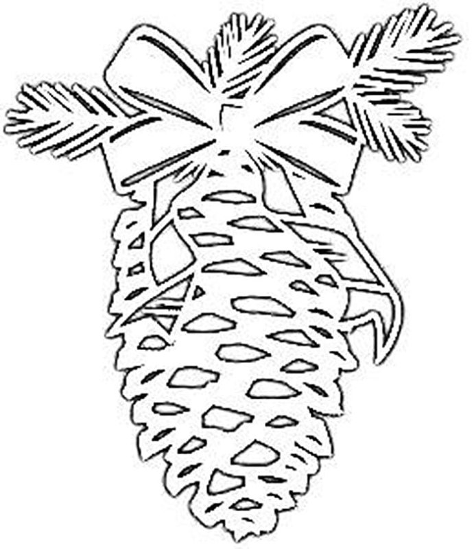 Вытанки новогодние шишки