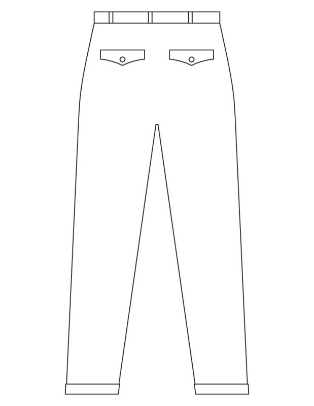 Штаны раскраска