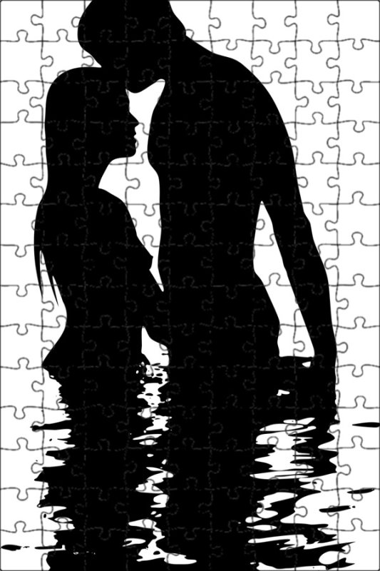 Парочка силуэт
