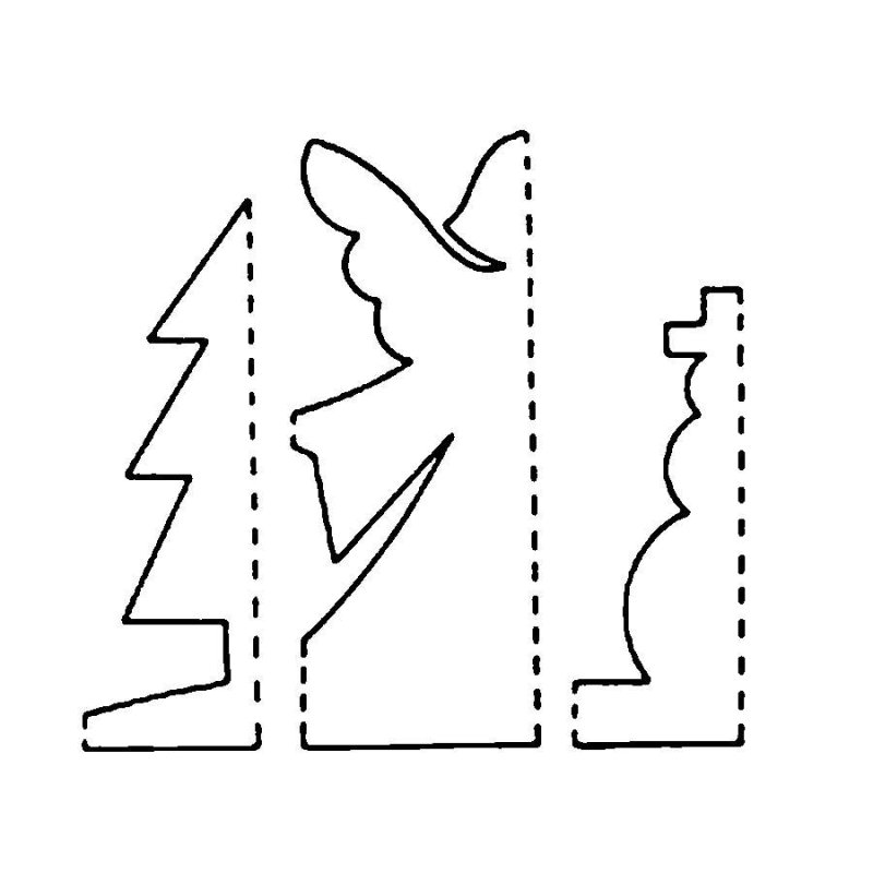 Симметричное вырезание для детей